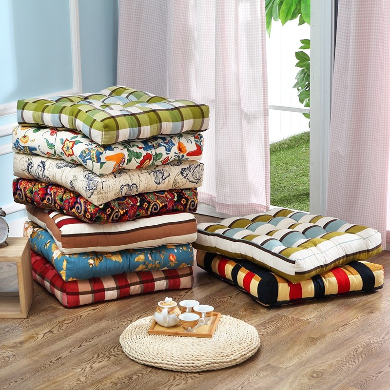 秋冬全棉帆布加厚办公室电脑椅学生坐垫四季红木椅学车垫高座垫,淘宝优惠券,粉丝福利购,淘宝优惠卷