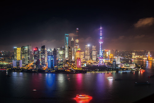 木质拼图300/500/1000片大型成年人减压儿童益智玩具上海东方明珠 - 图1
