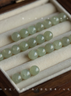 一兴夏季气质天然和田玉纯银锁骨