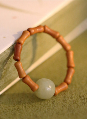 厂长推荐和田玉戒指女款指环核桃