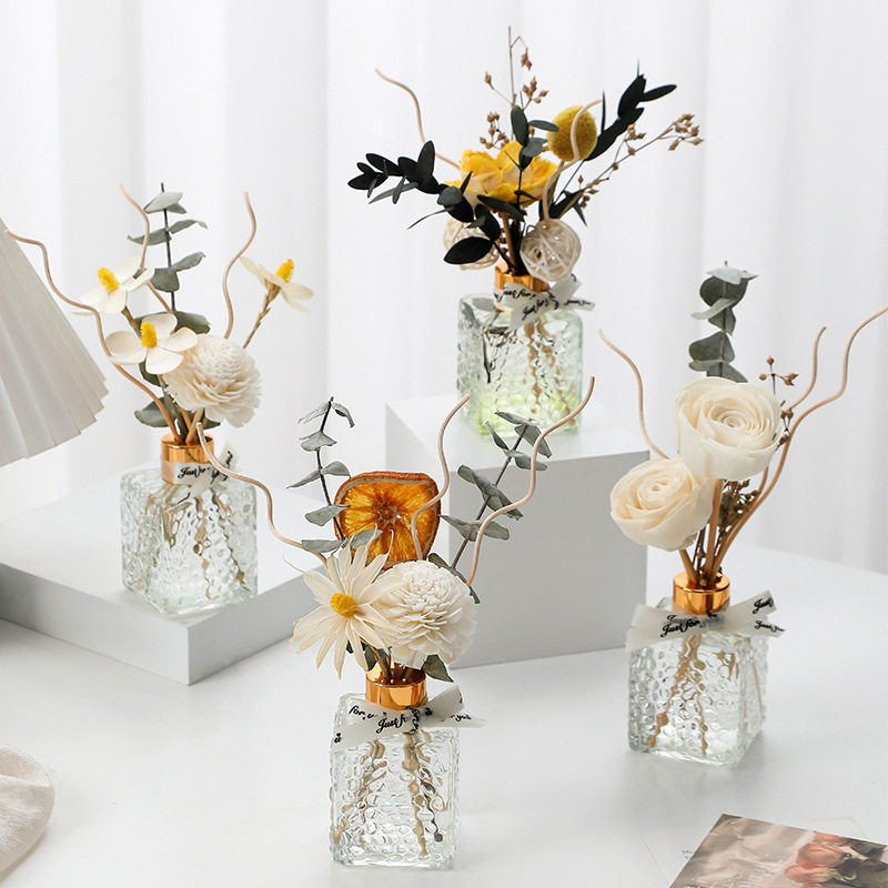 无火香薰干花束家用室内持久高级民宿卧室内女生香氛精油香薰摆件,淘宝优惠券,粉丝福利购,淘宝优惠卷