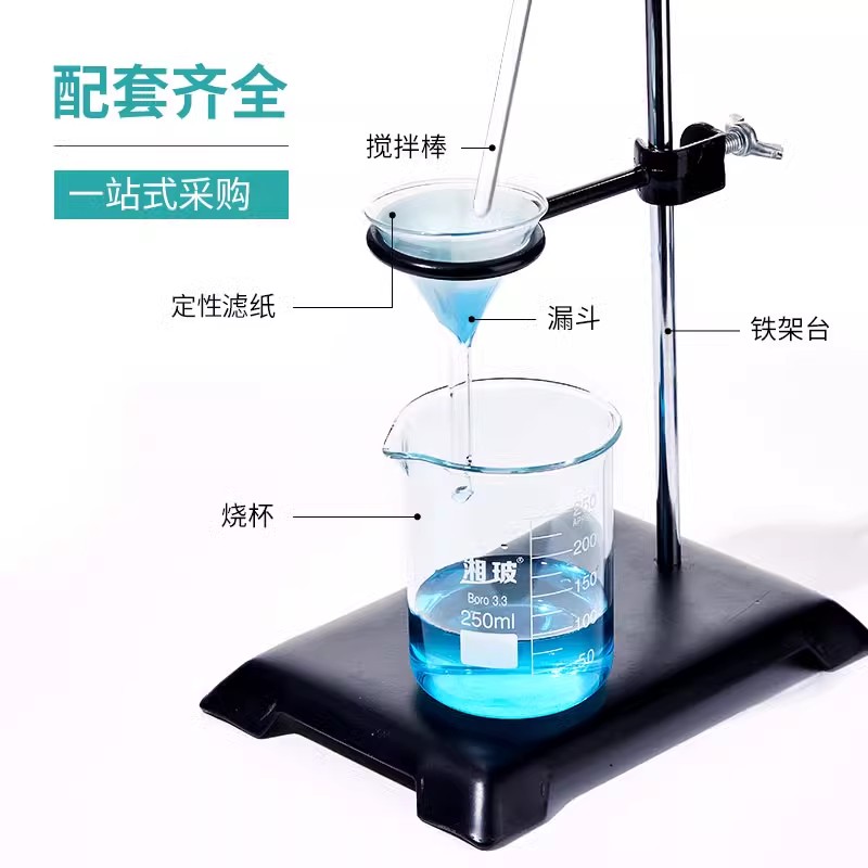 比克曼生物定性滤纸实验室圆形滤纸快慢中速机油检测双圈定量试纸 - 图2