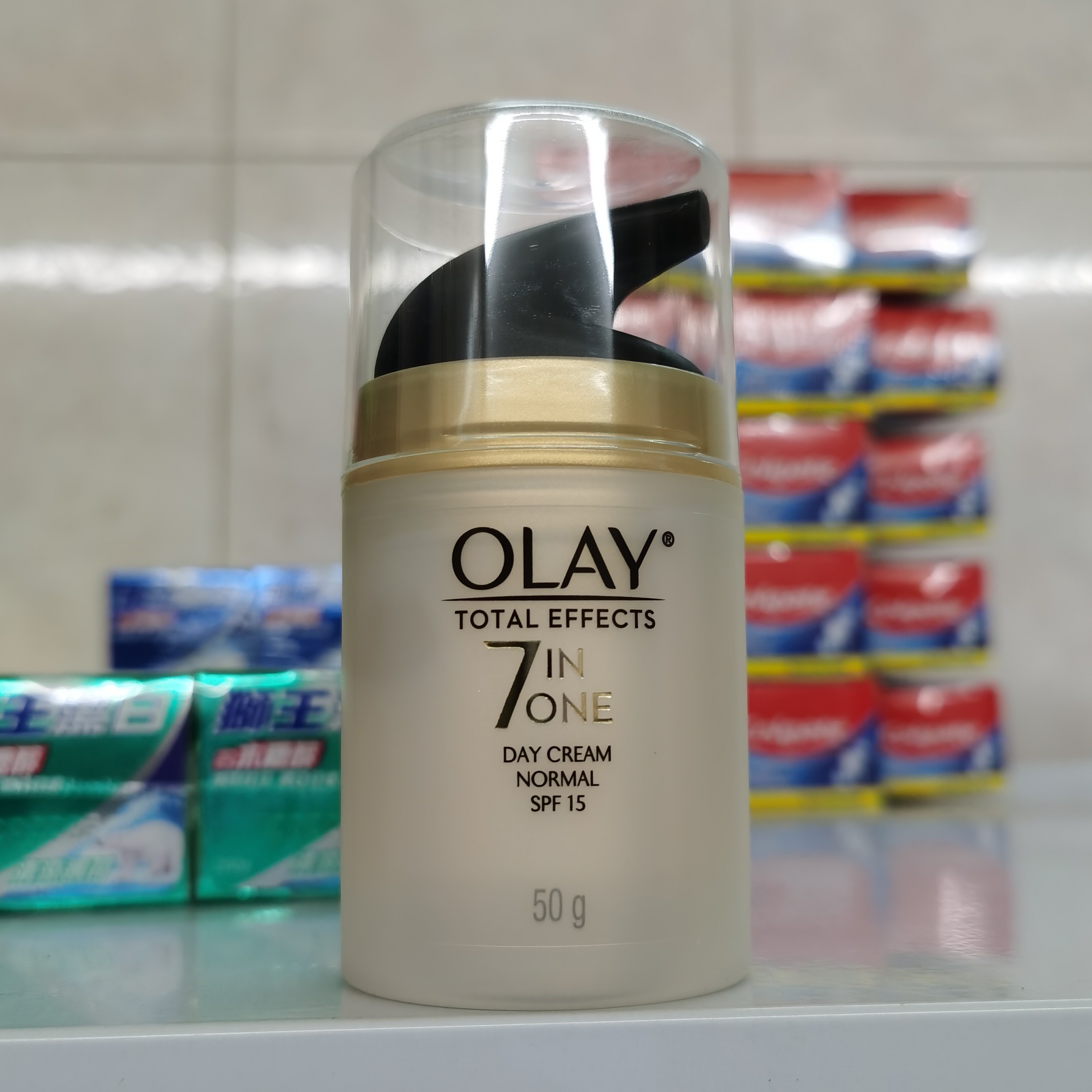 香港正品OLAY玉兰油七重功效/7七效合一/多效修护霜面霜50g正品