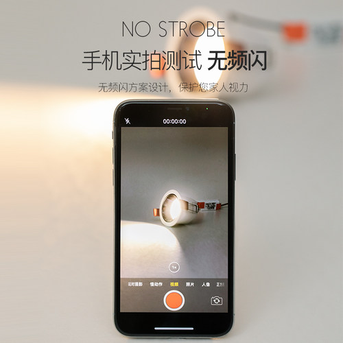 客厅嵌入式led射灯3500k高显指单双头走廊照画无主灯方形筒灯防眩 - 图1