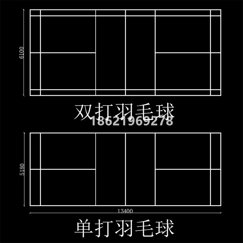 地胶羽毛球场地地垫篮球场地胶PVC防滑运动地板俱乐部活动室4.5mm-图2