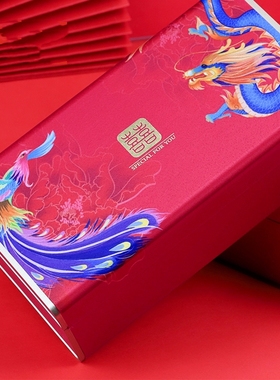 套装盒首饰盒婚庆烤漆金属