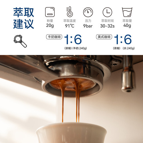 柯林 蓝行星咖啡豆 精品经典意式拼配适配各种咖啡机器现磨咖啡粉 - 图1