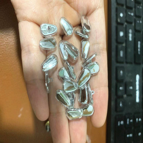 眼镜鼻托防滑鼻垫塑料电镀芯包硅胶仿金属镜托鼻梁防压痕眼睛配件 - 图2