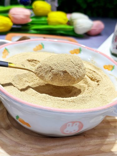 猪肝粉100g无添加虾皮香菇调味孕妇贫血补铁送婴幼儿童宝宝辅食谱 - 图0