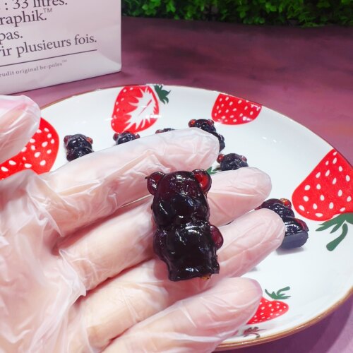 小熊秋梨膏梨汁软糖送宝宝婴幼儿童辅食谱健康营养零食幼儿园分享 - 图1