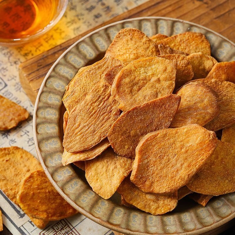 红薯片500g手工沙炒地瓜干无添加糖非油炸农家番薯干片零食薄脆,淘宝优惠券,粉丝福利购,淘宝优惠卷