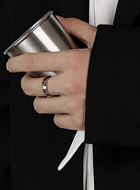 情侣男女合金原创设计开口戒指