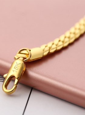 原创设计极简欧美潮牌18k手绳