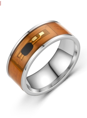 欧美风标签滴油智能戒指