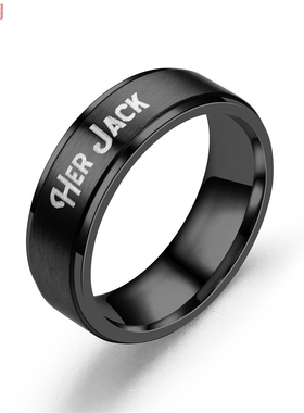 欧美风高档黑色情侣饰品