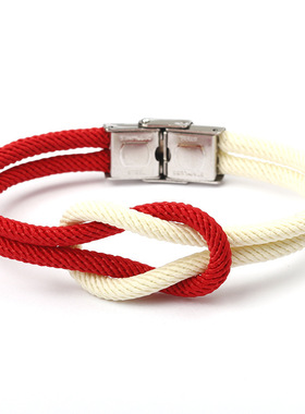 diy米兰线复古船锚手工同心结