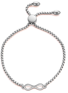不锈钢可调节女8字手链Bracelet