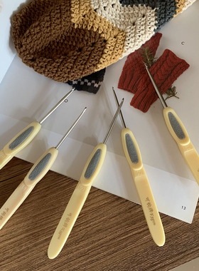 可钩牌单头钩针棉麻线毛线钩编织工具手工DIY针织套装围巾毛衣包