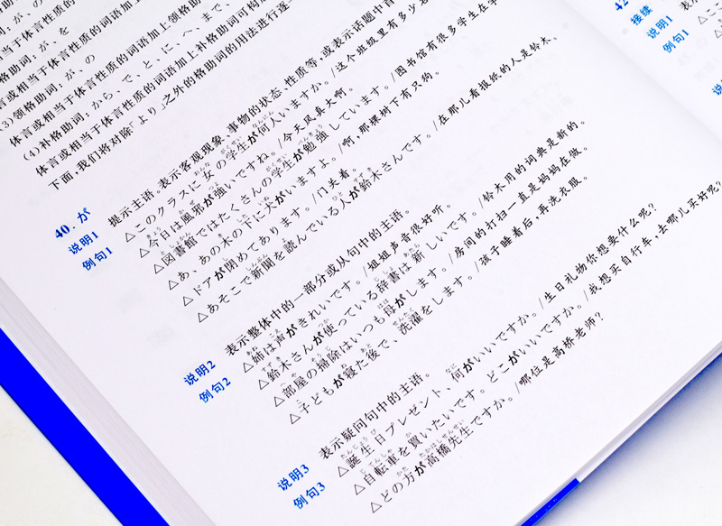 现货蓝宝书新日本语能力考试文法N5.N4（详解+练习）修订版日语能力考四级五级语法日语文法可搭标准日本语红宝书文字词汇-图1