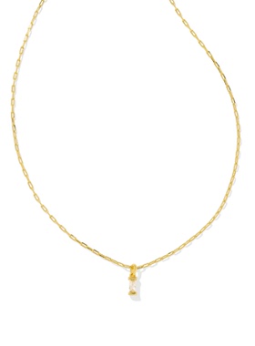 海外代购Kendra Scott（饰品）女士项链金色锆石日常搭配叠戴