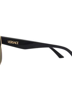 代购Versace范思哲男士太阳镜防紫外线深灰色镜片非偏光
