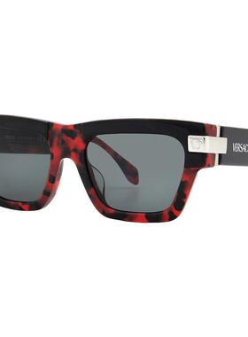 代购Versace范思哲男士太阳镜防紫外线灰色镜片非偏光清晰视野