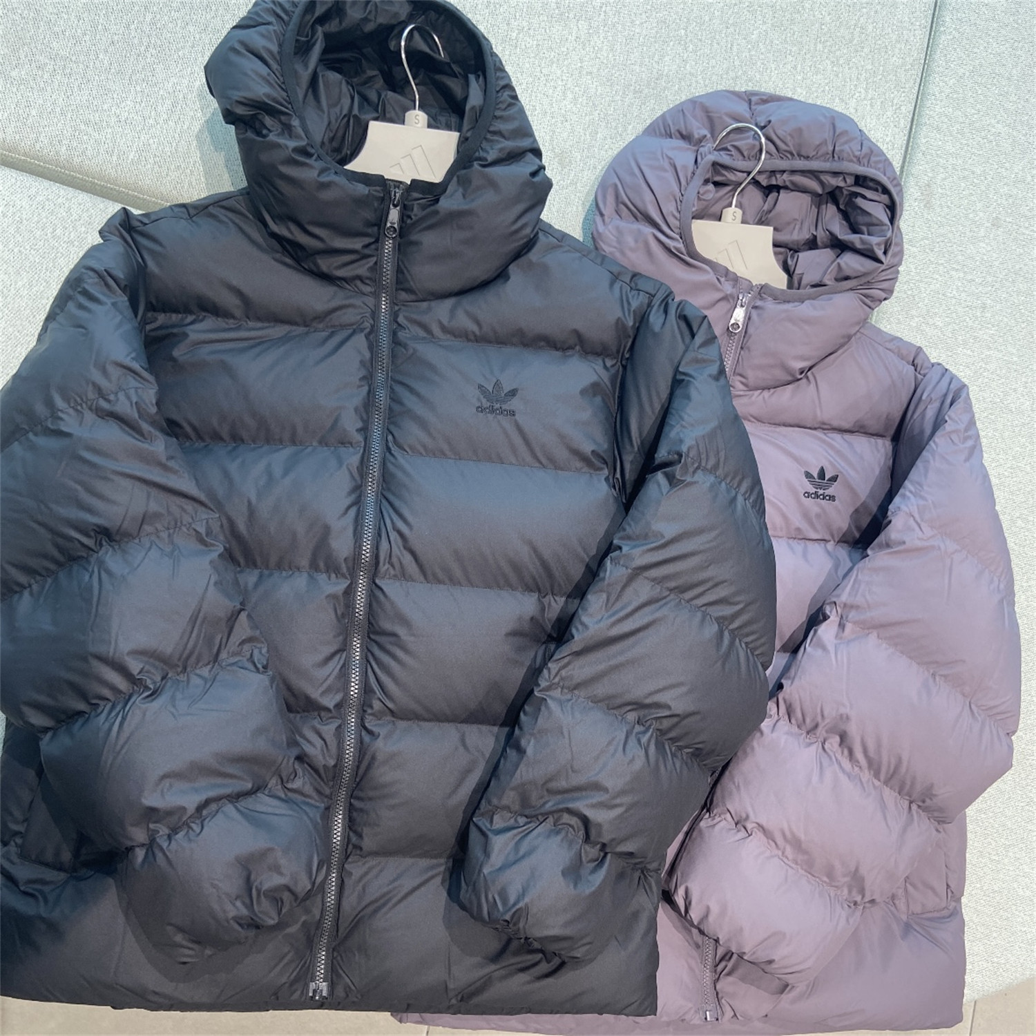 Adidas三叶草 男女运动休闲潮流宽松连帽棉服外套 JX4122 JX4123,淘宝优惠券,粉丝福利购,淘宝优惠卷