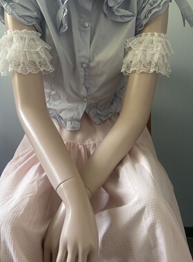 lolita臂环蕾丝手臂套遮肩膀遮纹身袖套上臂装饰大臂套lolita手袖