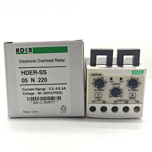 欣奥电子式过电流继电器HDER-SS 05N 30N 60N NW7/NY7 90-260V - 图3