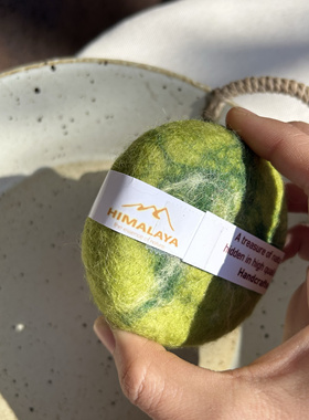 HIMALAYA尼泊尔羊毛毡手工皂冷制皂喜马拉雅精油香皂-柠檬草味道