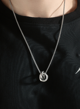 MAGICPOLE双环项链男款高级感