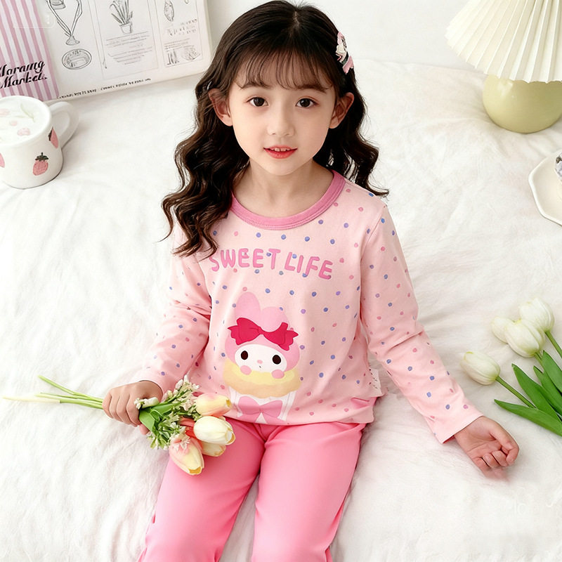 秋装儿童卡通睡衣套装女童长袖裤子家居服宝宝男童内衣秋衣秋裤潮,淘宝优惠券,粉丝福利购,淘宝优惠卷