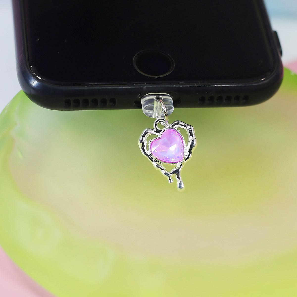 手机防尘塞挂件饰品配件甜酷风吊坠手串配饰轻奢饰品情人节礼物女