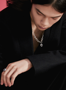 明星同款爱心吊坠项链