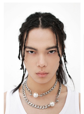 单颗珍珠项链尹浩宇同款