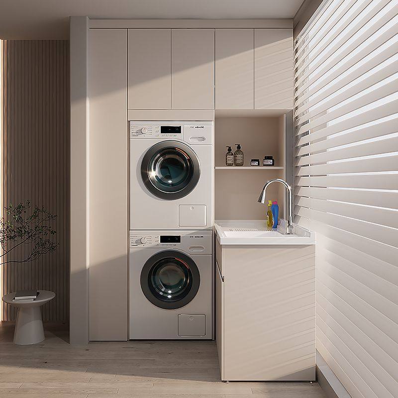 苏州无锡上海阳台洗衣机柜太空铝组合一体柜人造石台面全铝衣柜,淘宝优惠券,粉丝福利购,淘宝优惠卷