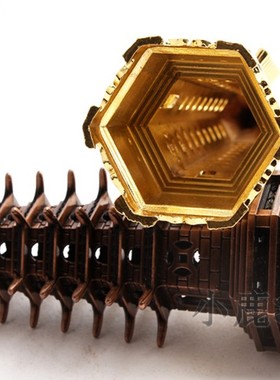 步步高升地标建筑金属工艺品摆件