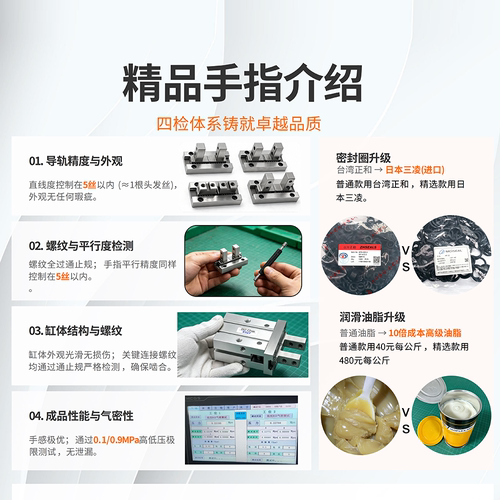 气动手指气缸平行气爪MHZL2-/MHZ2-16D/10D/20/25/32/40D/S夹具D2 - 图0
