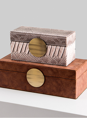 家居客厅样板房间轻奢风首饰盒