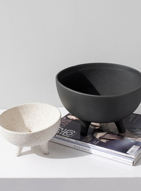 新中式禅意大口花瓶摆件