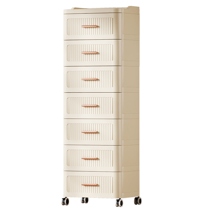 Drawer-type home multi-layer thickened storage cabinet bedside table