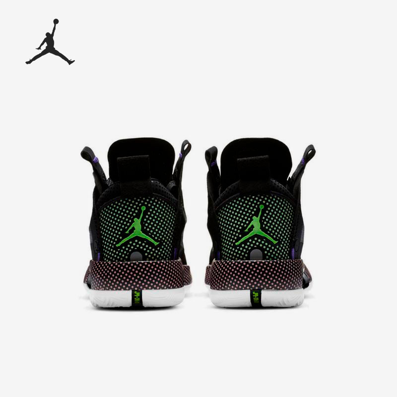 Nike/耐克正品Jordan AJ34女子GS大童运动篮球鞋BQ3384-013 - 图2