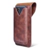 Huawei Honor 400 shell Reno14 sports waist bag 400Pro wears belt and hangs on the waist. Suitable for OPPO leather case with magnetic suction for Reno14Pro flip card card wallet double compartment men's model