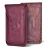 Huawei Honor 400 shell Reno14 sports waist bag 400Pro wears belt and hangs on the waist. Suitable for OPPO leather case with magnetic suction for Reno14Pro flip card card wallet double compartment men's model