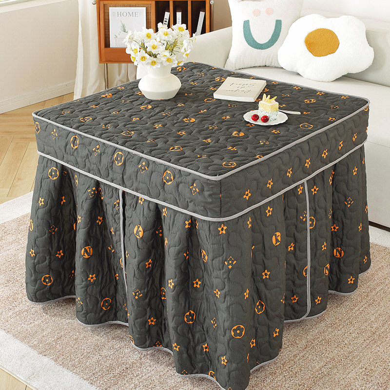 新款四方桌烤火桌子套罩烤火罩正方形烤火炉桌罩取暖桌烤火被加绒,淘宝优惠券,粉丝福利购,淘宝优惠卷