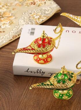 阿拉丁神灯摆件轻奢金色花纹宫廷