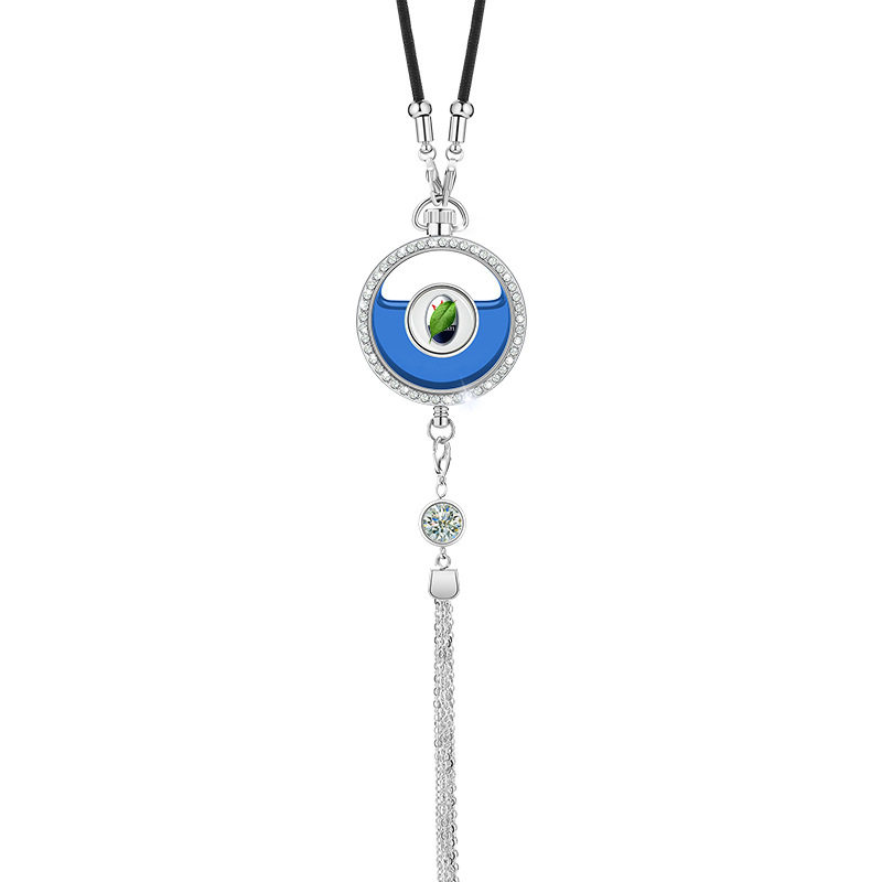 Cross-border car perfume pendant car interior supplies manufacturer car creative personalized perfume with diamond pendant aromatherapy
