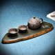 Chinese style household She inkstone tea tray pot holder cup holder tea table