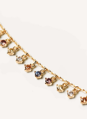 PDPAOLA女纯银彩色宝石手链礼物