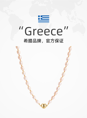 VITARING纯银锁骨链天然珍珠项链